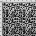 thumbnail image 4 of oneOone Polyester Spandex Black Fabric Abstract Craft Projects Decor Fabric Printed By The Yard 56 Inch Wide, 4 of 5