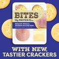 thumbnail image 3 of Oscar Mayer Bites Natural Hickory Smoked Uncured Ham, Monterey Jack & Cracker Trio Lunch Kit, 1 Tray, for Easy Lunch and On-the-Go Snacking, 16g Protein Snacks, 3.3 oz, 3 of 19