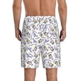 thumbnail image 3 of Kdxio Monkey Submarine Captain Print Mens Sleep Shorts Bottoms Soft Comfy Pajama Wear Pants with Drawstring Pockets, 3 of 7