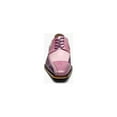 thumbnail image 6 of Stacy Adams Plaza Modified Cap Toe Oxford Shoes Leather Purple Multi 25608-540, 6 of 7