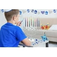 thumbnail image 5 of Velas de Janucá The Dreidel Company con rayas multicolores, 5 of 5