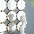 thumbnail image 2 of A&B Home 9 Mirror Piece Wall Decor - Circle Wall Mirror with Gold Metal Frame, 27" x 27", 2 of 5