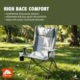 thumbnail image 4 of Ozark Trail High Back Camping Chair, Green, Adult, 4 of 14