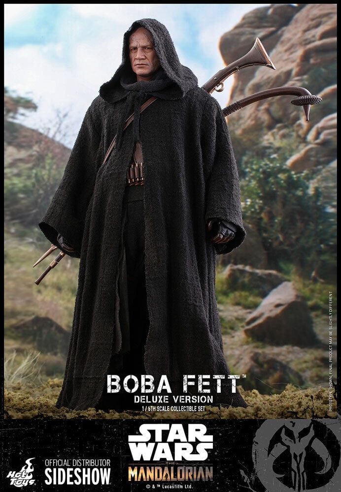 Star Wars The Mandalorian Boba Fett Collectible Figure (Deluxe Version)
