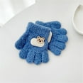 thumbnail image 6 of RUISINERY 1 Pair Cosy Winter Gloves Cartoon Split Finger Mittens for Kids Ages 1-3 Year Soft and Warm Mitts for Outdoor Activity, 6 of 7