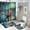 Ship-6, variant on Fantasy Ship Print Shower Curtain Set 4-Set Bathroom Decor Set Moonlight Magical Night Scene Includes Toilet Cover Mat ,Floor Mat ,U-Mat ,Shower Curtain with 12 Hooks,72inx72in