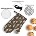 thumbnail image 3 of Naloa Gnome And Pumpkin Oven Mitts and Pot Holders 4 pcs Set, Cooking Baking Grilling Kitchen Oven Glove for Cooking, 3 of 6