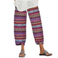 thumbnail image 1 of zanvin Pantalons en Lin pour Femmes, Mode Décontractée Sports Slim Taille Haute Ample Pantalons Cargo Femmes, 1 of 4