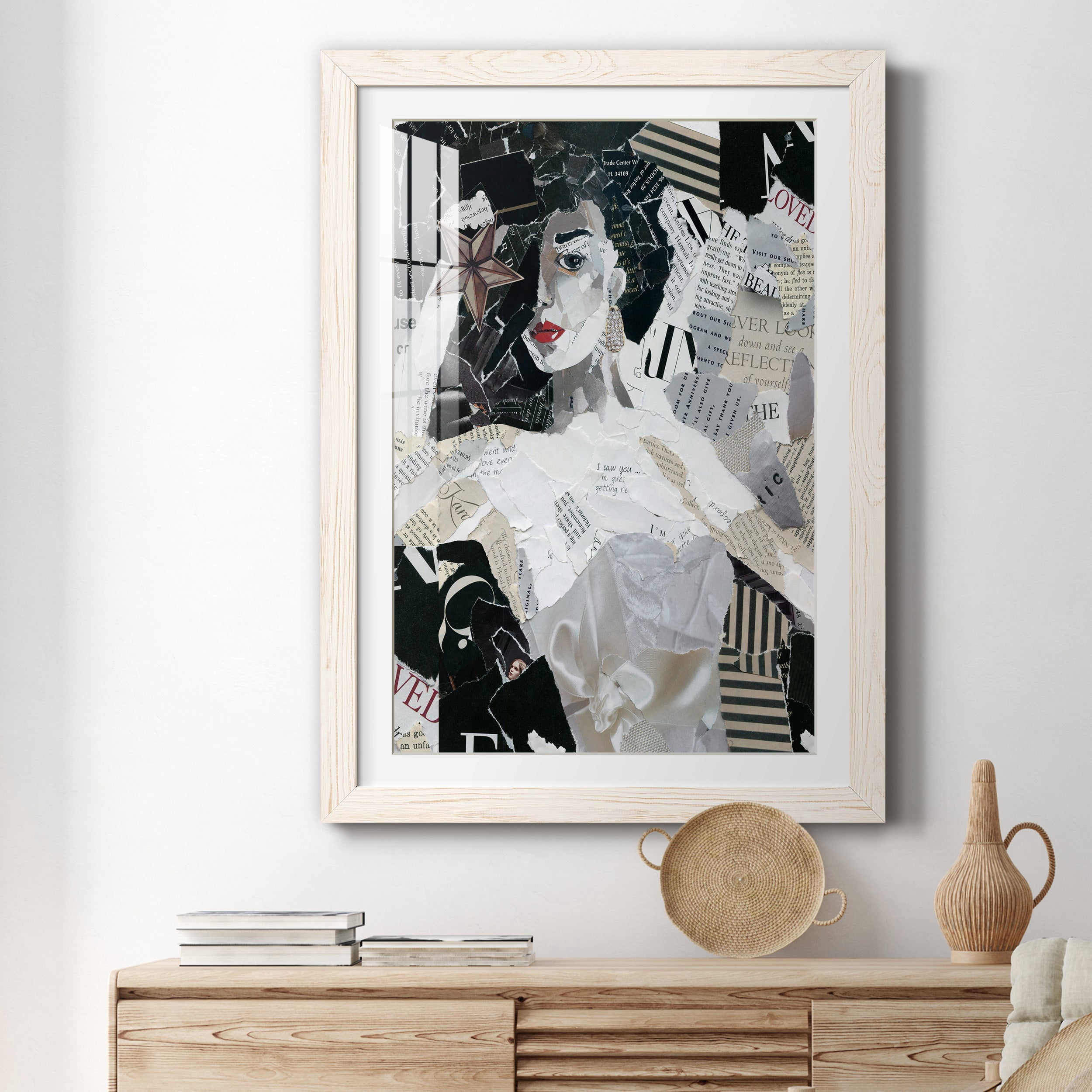 Runway Star - Premium Framed Print - Distressed Barnwood Frame - Ready to Hang