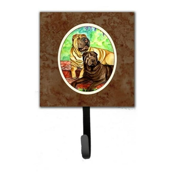 Shar Pei Fawn & Chocolate Leash or Key Holder