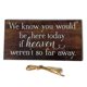 thumbnail image 3 of We Know You Would Be Here Today If Heaven Wasn't So Far Away Solid Memorial Wooden Sign Handmade Rustic Wedding Remembrance Sign, 3 of 5