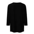 thumbnail image 2 of NAMTYQX Breast Cancer Shirts for Women Loose Fitting Fashion Breathable Black Size M, 2 of 4