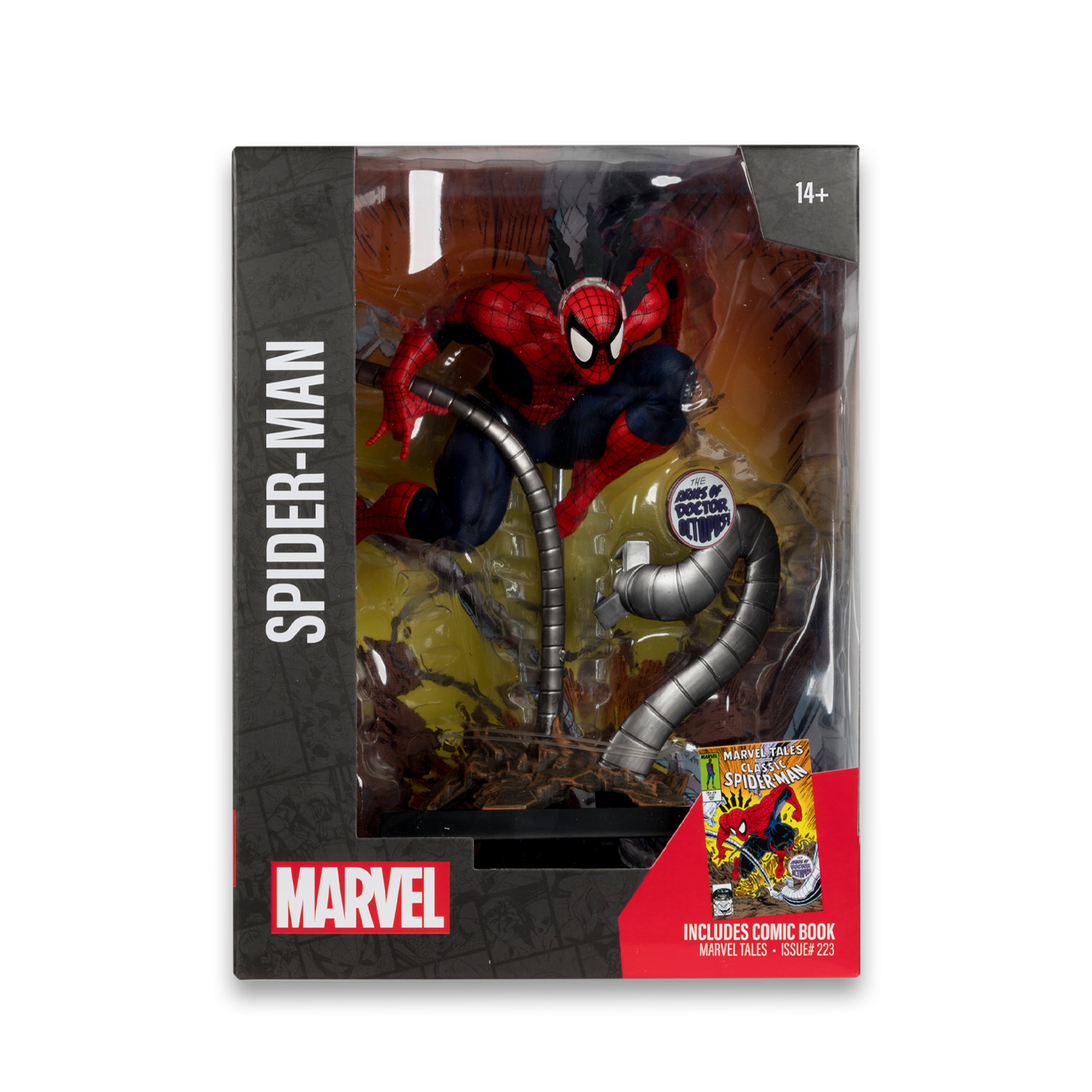 Spider-Man 1:6th Scale Collectible w/ Scene & Comic (Marvel Tales #223) - McFarlane Toys