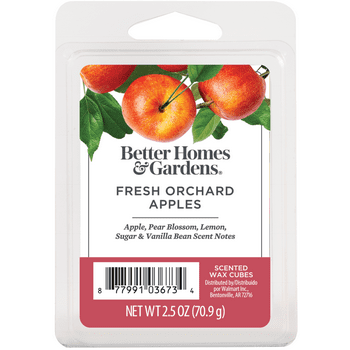 Fresh Orchard Apples Scented Wax Melts, Better Homes & Gardens, 2.5 oz