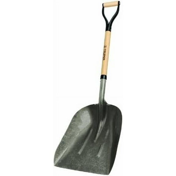 33115 Tru  Western Pattern Steel Scoop, D-Handle, 27-Inch