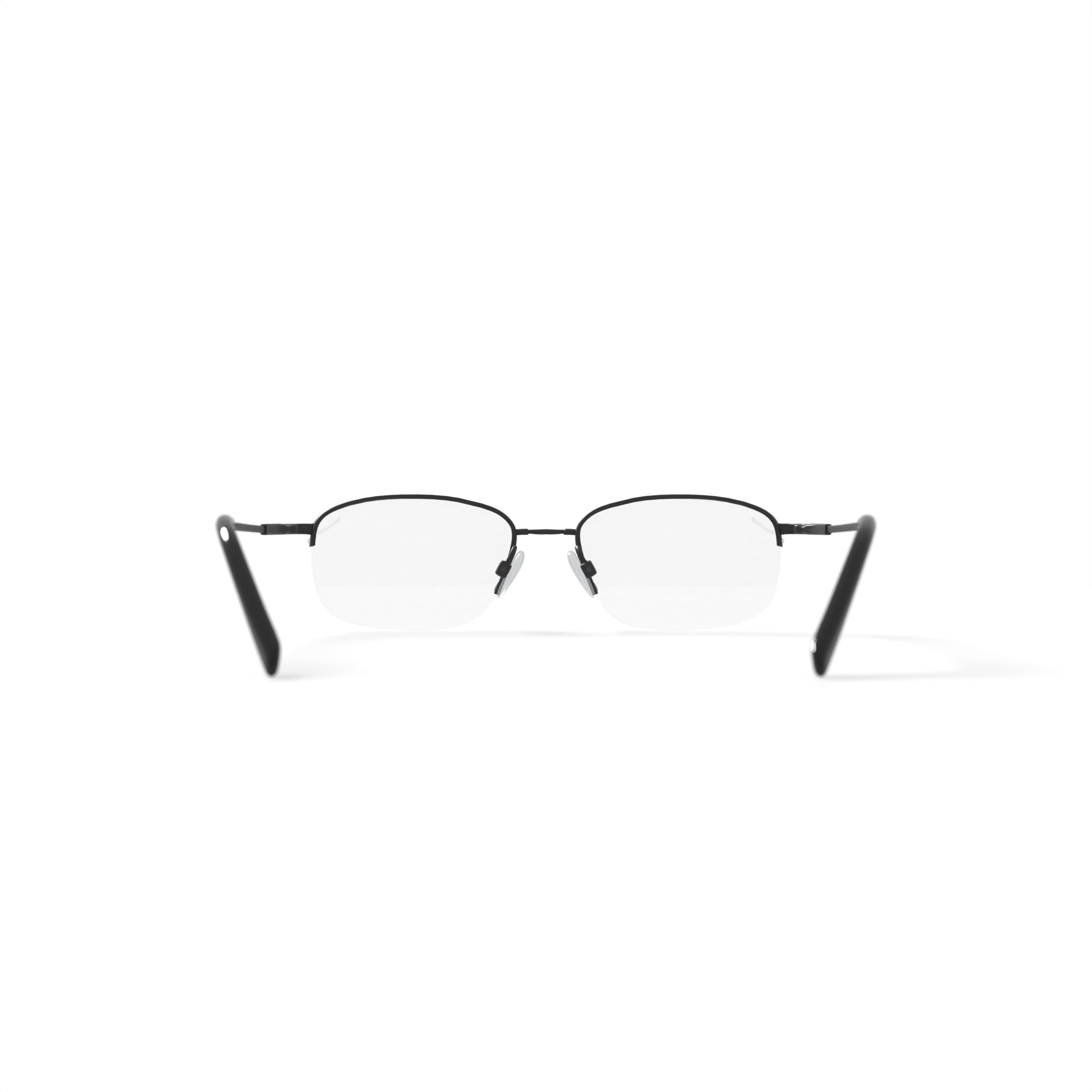 M+Flex Men's Rx'able Eyeglasses, Mf509, Black, 54-19-145