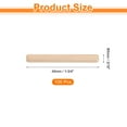 thumbnail image 2 of Uxcell 100 Pack 3/16" x 1-3/4" Wooden Dowel Pins, Furniture Woodwork Grooved Fluted Pin, 2 of 6