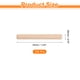 thumbnail image 2 of Uxcell 100 Paquete 3/16" x 1-3/4" Clavos de Madera, Pin Estriado para Muebles, 2 of 6