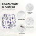 thumbnail image 4 of Fuzoiu Lavender Bicycle Print Women's Athletic Shorts, Double-Layer Running Shorts with Pocket,Women's Workout Shorts for Yoga, Gym, and Workouts-Medium, 4 of 7