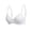 White, variant on Nfurl Lace Balconette Bras for Women Push up Underwire Balconette Anti Saggy Supportive Deep V Neck Plunge Bra Gray S