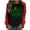 Black, variant on QIPOPIQ Women's Long Sleeve Crew Neck Shirts St. Patrick's Day T Shirts Spring Shamrock Printed T Shirt Lucky Green Shirt St Patricks Day Shirts Patchwork Tunic Tops Holiday Shirts Deals
