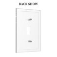 thumbnail image 4 of Kll Silver Glitter1 Wall Plate,Gloss Finish,Standard Size 1 - 5" X 3", Polycarbonate Thermoplastic,Electric Receptacle Plug Covers, 4 of 8