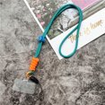 thumbnail image 1 of Pendant for Mobile Case Lanyard Adjustable Neck Strap Contrast Color Rope Necklace Handmade Telephone Accessory Premium Keychain green orange, 1 of 6
