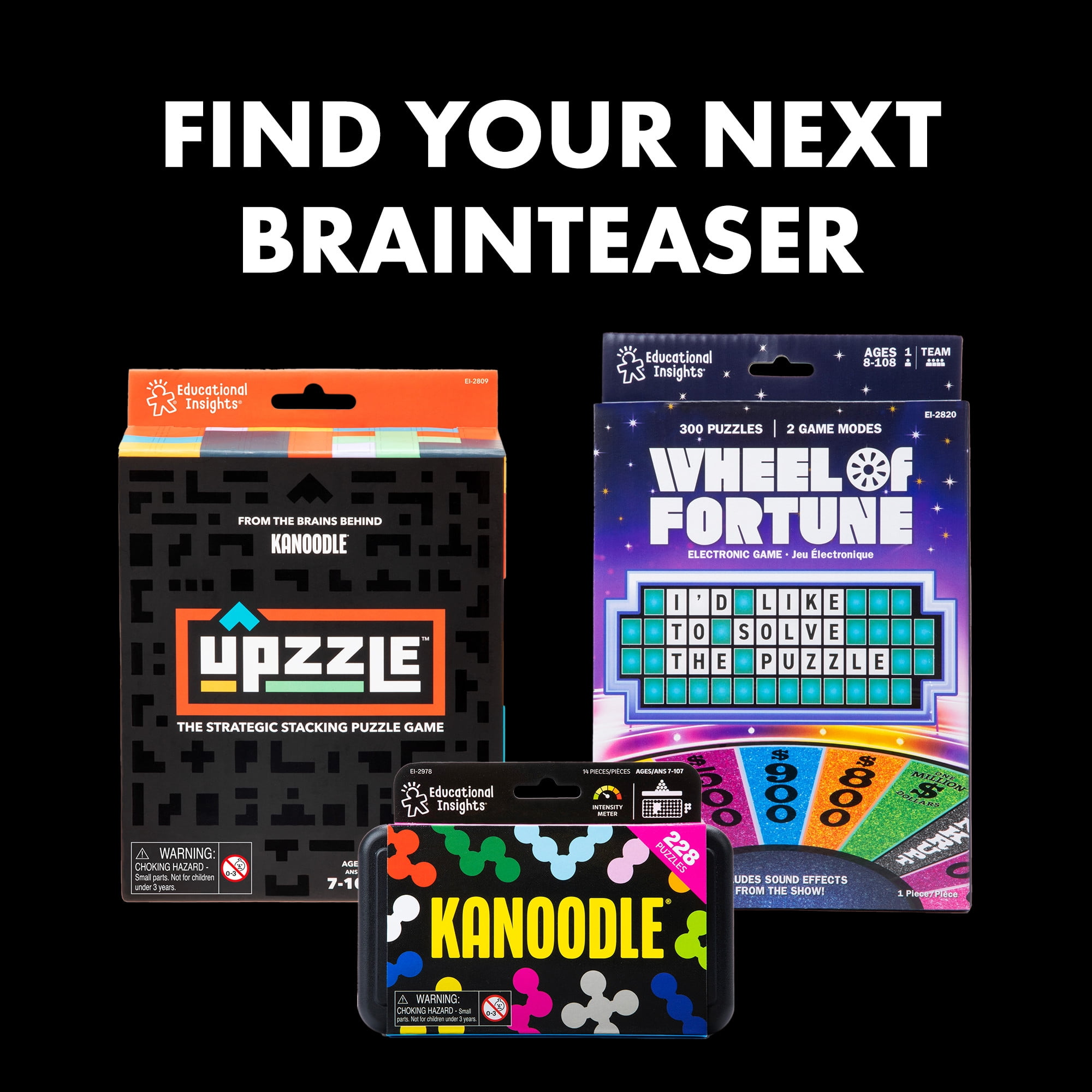 Educational Insights Slidewise, Word Puzzle Brain Teaser Game for Kids and Adults 8 and up