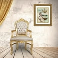 thumbnail image 3 of Goldberger, Jennifer 25x32 Gold Ornate Wood Framed with Double Matting Museum Art Print Titled - Music Box Butterflies II, 3 of 4