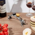 thumbnail image 4 of Soporte para tapón de vino con diseño de perro, 4 agujeros, soporte de exhibición para mesa, soporte de aleación para tapón de botella de vino, tapones decorativos, corchos, regalo para decoración de, 4 of 7