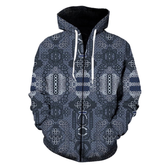 Sudadera con capucha y cremallera para hombre, estilo Harajuku, informal, de manga larga y gran tamaño, unisex, primavera, 2024