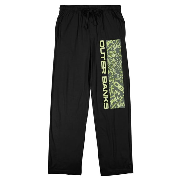 Outer Banks Outerbanks men's sleep pant on Black Adult-Large