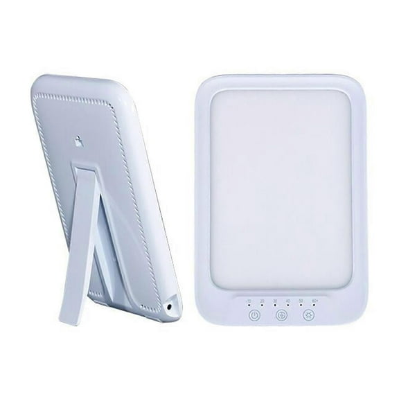 LED Daylight Lamp 20000 Lux Cool & Warm Light Therapy Lamp Against Depression 3 Light Colours 5 Brightness Levels Touch Control Daylight Lamp Desk wit