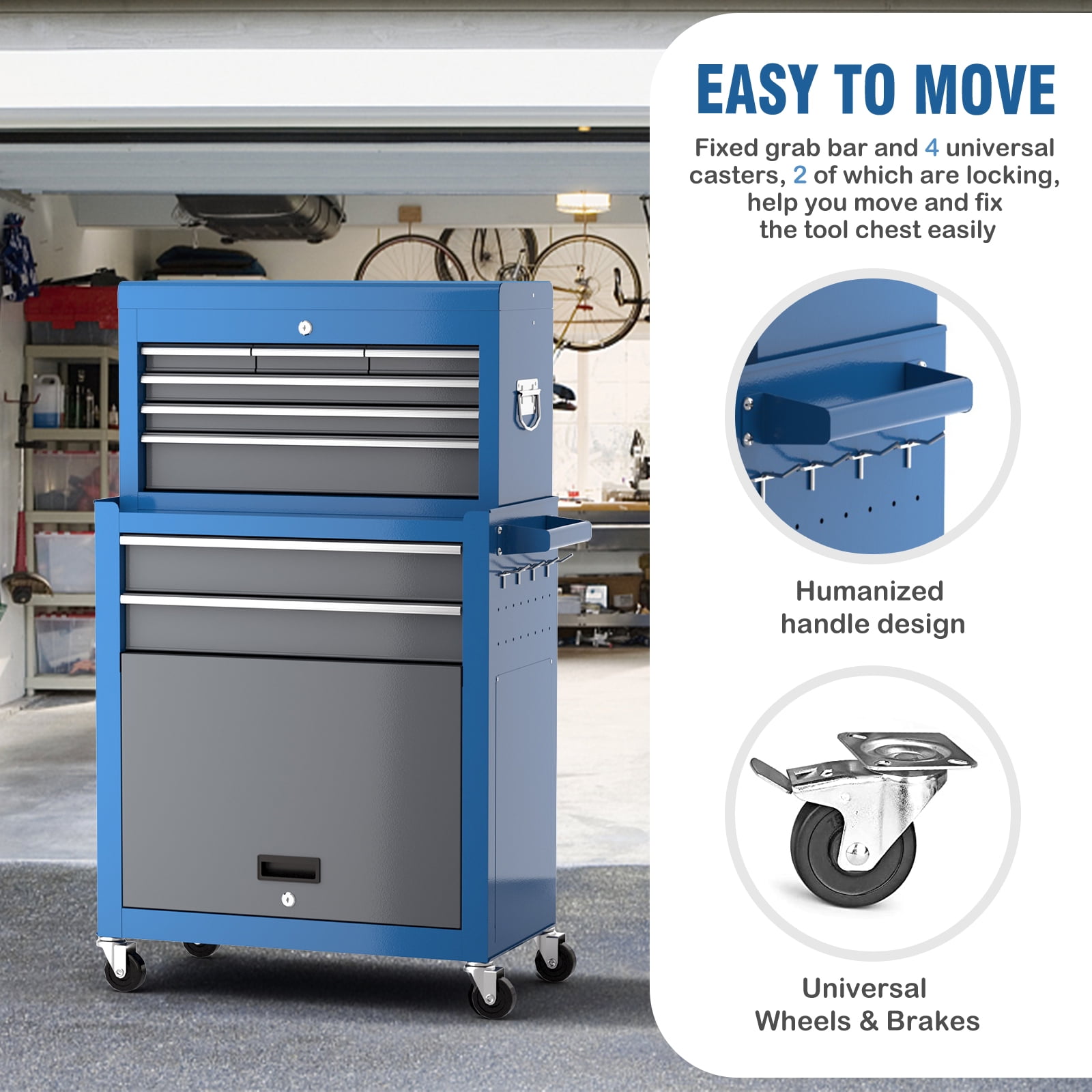 2台セットカブ90 実働とジョグアプリオ実働 AIRAJ Rolling Tool Chest with Wheels,Heavy Duty Tool Storage