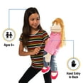 thumbnail image 2 of 25" Emily, Peach Girl, Full Body, Ventriloquist Style Puppet, 2 of 4