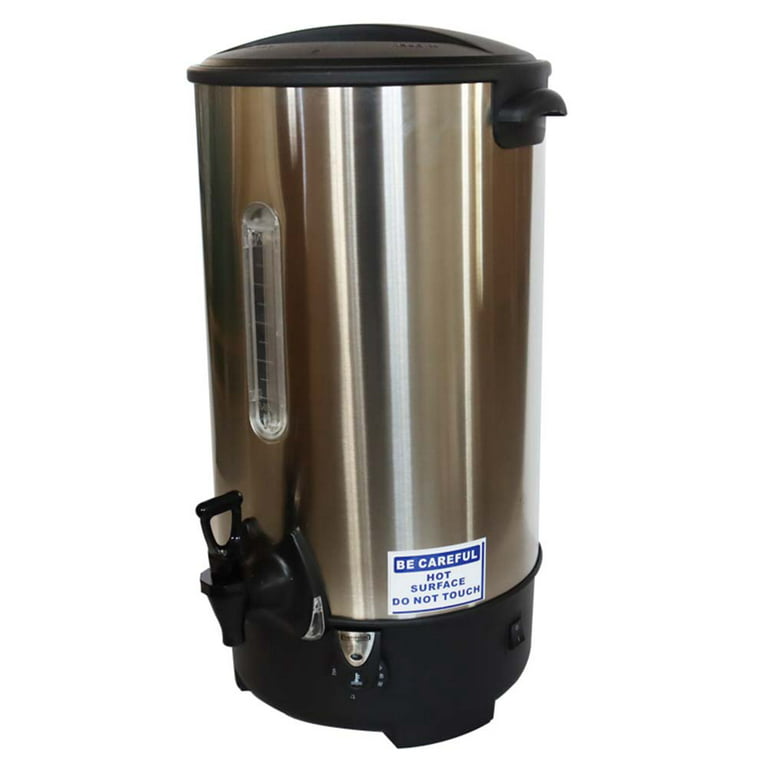 Commercial 35L Water Boiler Insulation Kettle Stainless Steel Water Boiling  Barrel 1500W Hot Water Machine For Tea Shop