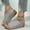 Grey, variant on Gspmoly Women Slides Sandals, Women's Fashion Casual Summer New Style Fish Mouth Thick Bottom Buckle Strap Sandals Flat Bottom Open Toe Sandals Slippers for Women Indoor White 43