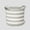 Gray, variant on Striped Coiled ' Rope Basket - Toy & Storage Basket, Cotton, Polyester, Circular
