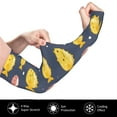 thumbnail image 2 of Kdxio Cute Puffer Fish Print UV Sun Protection Arm Sleeves - Tattoo Cover Up - Basketball Arm Sleeve UPF 50 Cooling for Men Women, 2 of 7