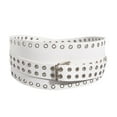 thumbnail image 3 of Fashion PU Leather Waist Belt Wide Dress Waistband for Wedding Shirts Ladies white, 3 of 9