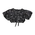 thumbnail image 2 of Sanctuary Clothing Womens Crop Knit Blouse, Black, Small, 2 of 2
