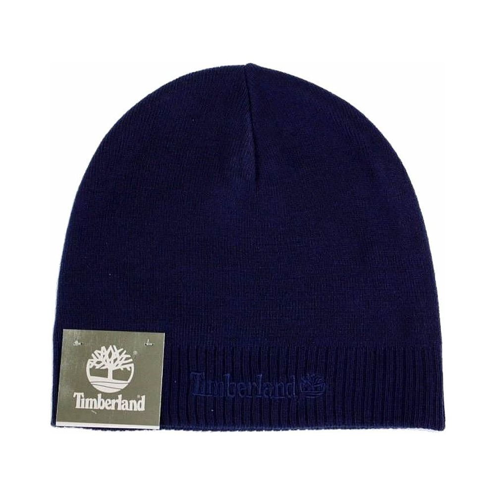 Timberland Men's Unisex Tonal Logo Patch Cuffed Beanie Winter Hat