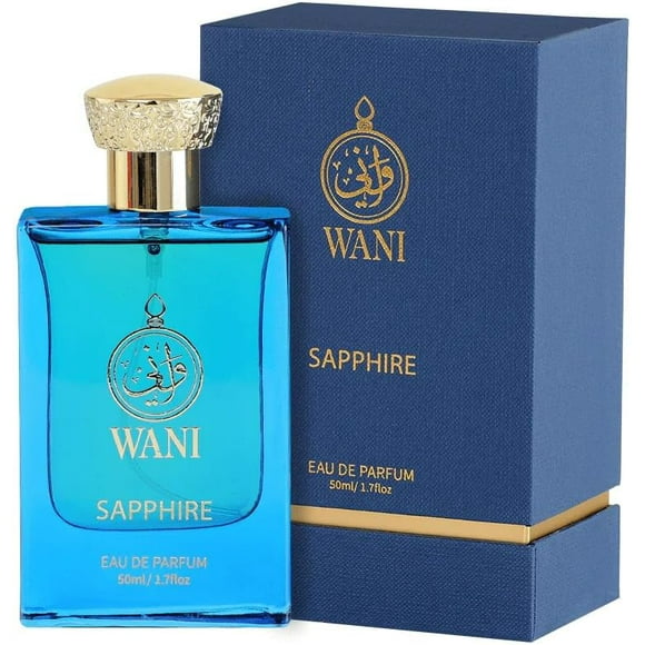 WANI Sapphire Eau de Parfum 50 ml Unisexe Longue Tenue Parfum Arabe Authentique