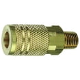 thumbnail image 1 of Acoplador Amflo C21B 1/4 I/M Design x 1/4 MNPT de latón (caja de 10), 1 of 1