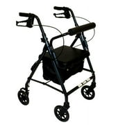 Roscoe Medical 30028 Z600J Junior Rollator with Padded Seat Burgundy