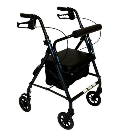 Roscoe Medical 30028 Z600J Junior Rollator with Padded Seat Burgundy