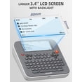 thumbnail image 2 of Etiquetadora Makeid E1 recargable con Bluetooth y pantalla LCD de 3,4 pulgadas, 2 of 7