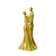 thumbnail image 3 of Figura de pareja, escultura moderna para bodas y coleccionables en la sala de estar. oro 85x67x18cm, 3 of 9