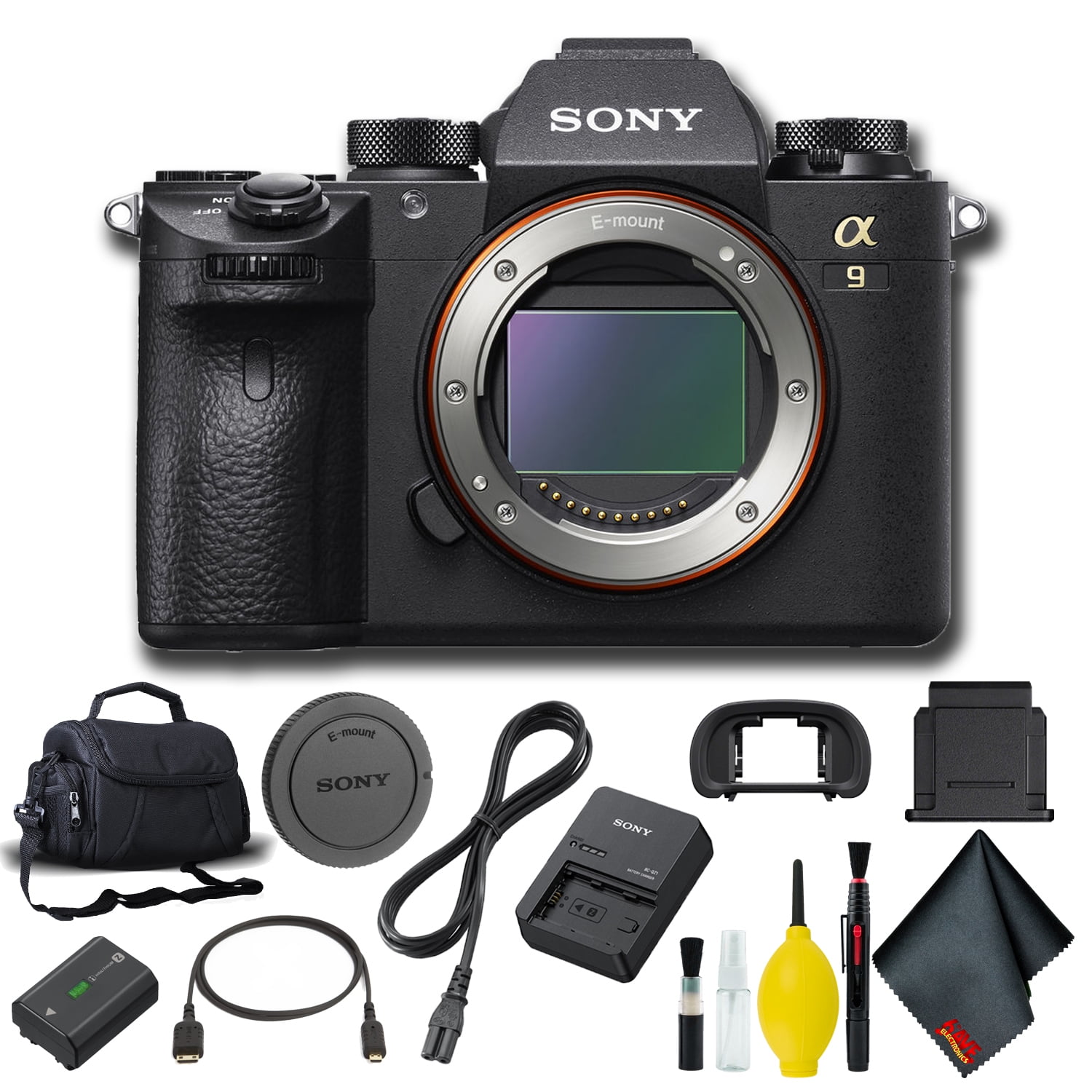 Sony Alpha a9 Mirrorless Digital Camera Base Bundle(International Model)