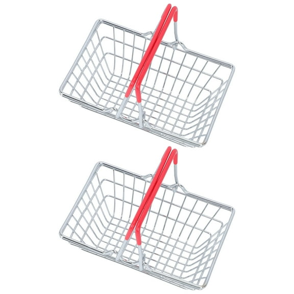 Stainless Steel Food Baskets for Storage Use and Practical 2pcs